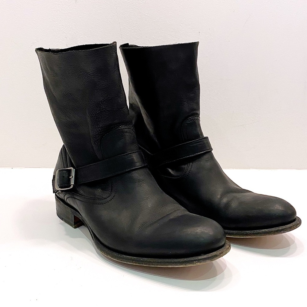 N.D.C Black Moto Boots - 36.5
